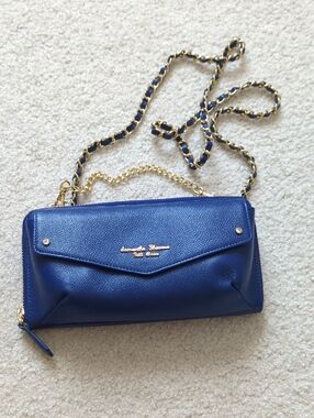 New 🆕 Samantha Thavasa Cobalt Blue Chain Crossbody Wallet